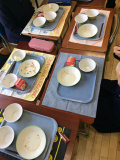 この班は全員完食！