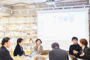 左から石坂氏、林氏、渡辺氏、太刀川氏、中垣氏