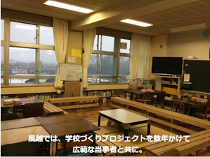 「教室リフォームプロジェクト」で子どもたちが制作したもの