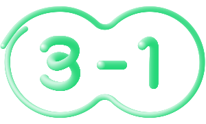 3-1