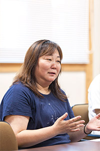 保護者　梶村節代さん