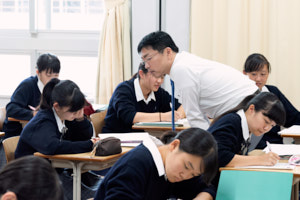 明星高校の授業風景