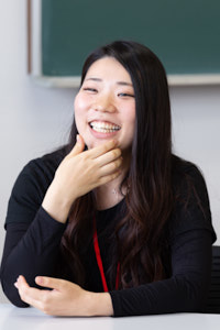 辻川美智子さん（追手門学院大学心理学部4年、アサーティブ１期生）