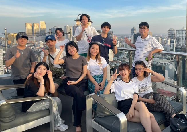 カンボジア・プロジェクトに参加したゼミメンバー