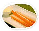 大根とにんじんのしゃきしゃきスティック
