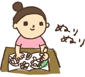 イラスト ぬりえ