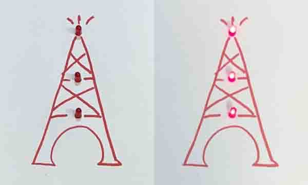 LEDで絵にライトを灯そう