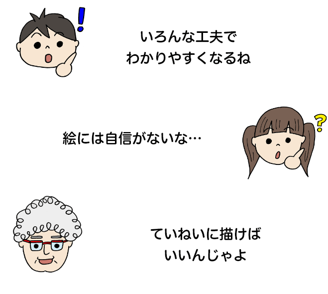 「巻き物をつくってみたいな」 「今年は模造紙に挑戦してみようかな？」「自分なりのまとめ方ができるのが自由研究の楽しさじゃのう」