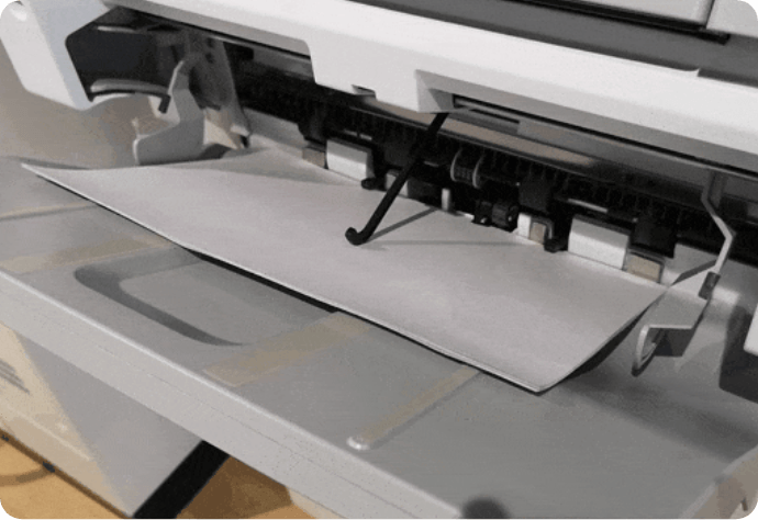 ペーパーラボ 再生紙の出口