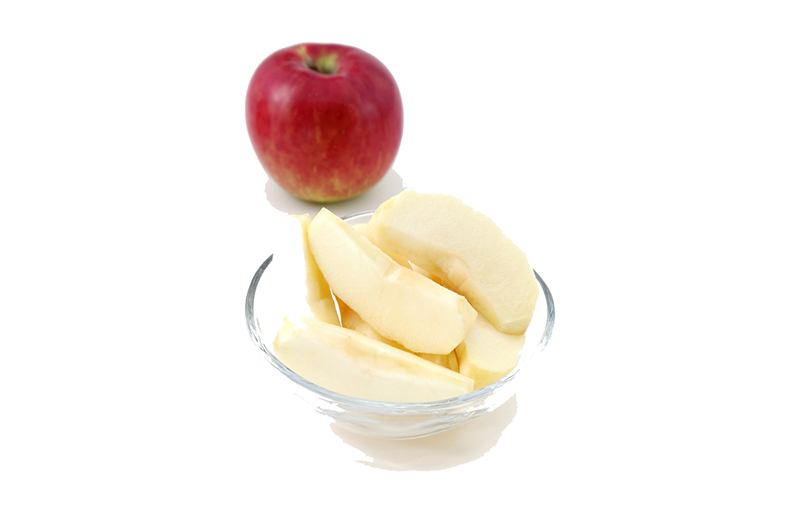 りんごの変色をストップさせよう！