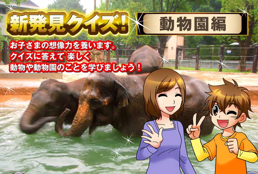 新発見クイズ！動物園編