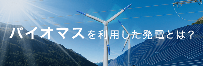 バイオマスを利用した発電とは？